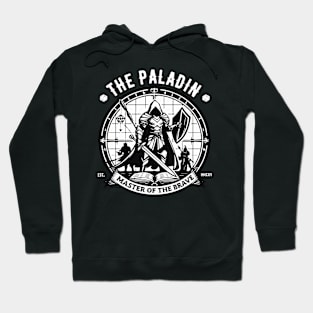 Paladin Master of Courage - role Playing Design Hoodie